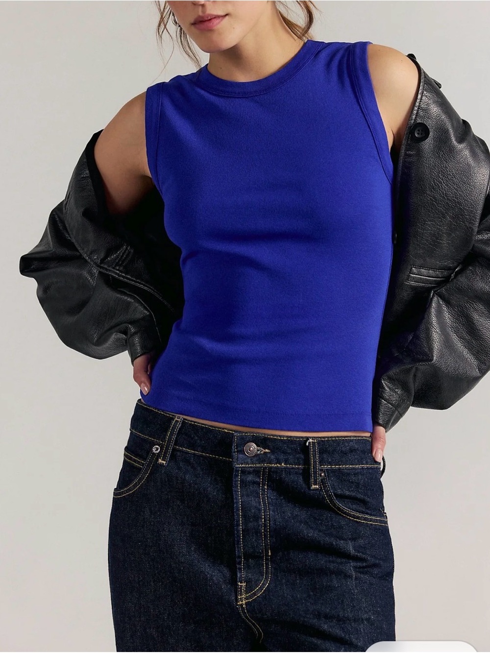 We The Free Murphy Tank in Violet Splendour